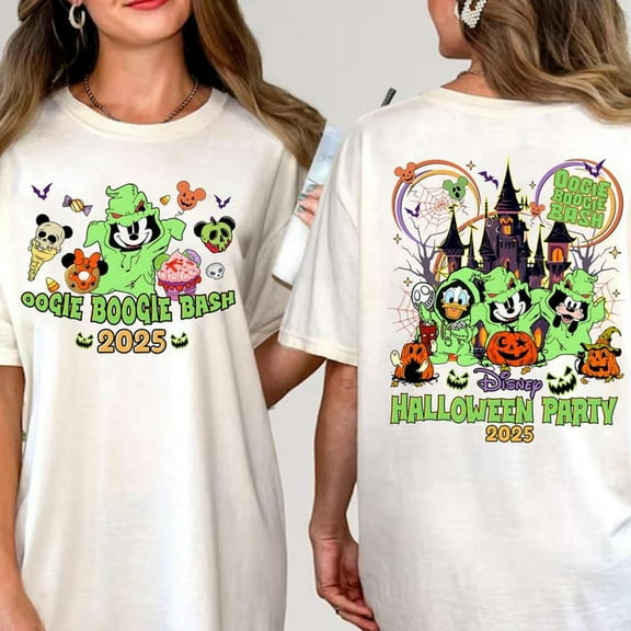 Mickey & Friends Halloween Costume Oogie Boogie Shirt, Disneyland Oogie Boogie Bash Shirt, Disneyland Family Halloween Party