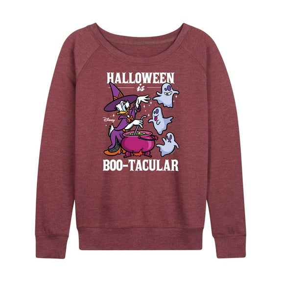 Mickey & Friends - Halloween Is Bootacular - Women's Lightweight French Terry Long Sleeve Shirt