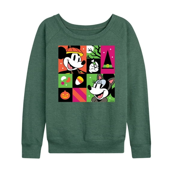 Mickey & Friends - Halloween Party - Women's Lightweight French Terry Long Sleeve Shirt