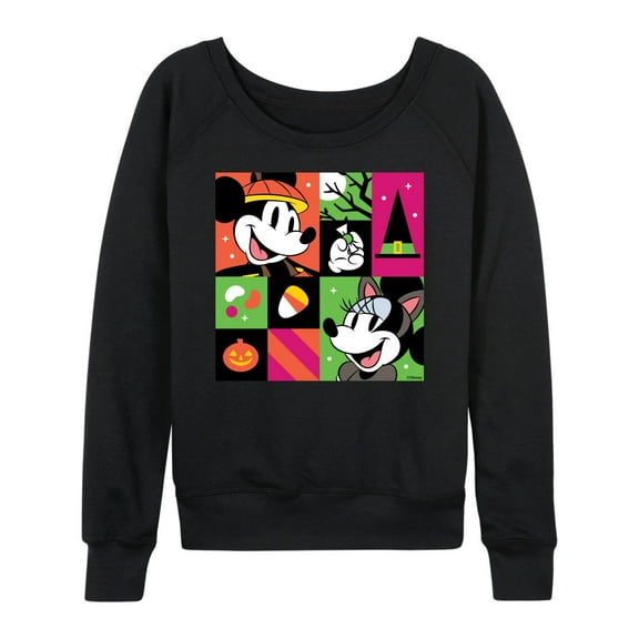 Mickey & Friends - Halloween Party - Women's Lightweight French Terry Long Sleeve Shirt