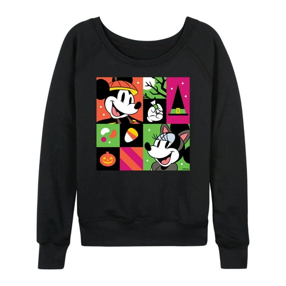 Mickey & Friends - Halloween Party - Women's Lightweight French Terry Long Sleeve Shirt