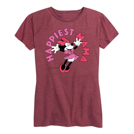 Mickey & Friends - Happiest Mama - Women's Short Sleeve Graphic T-Shirt