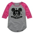 thumbnail image 1 of Mickey & Friends - Happy Halloween Pumpkin - Toddler And Youth Girls Raglan Graphic T-Shirt, 1 of 5