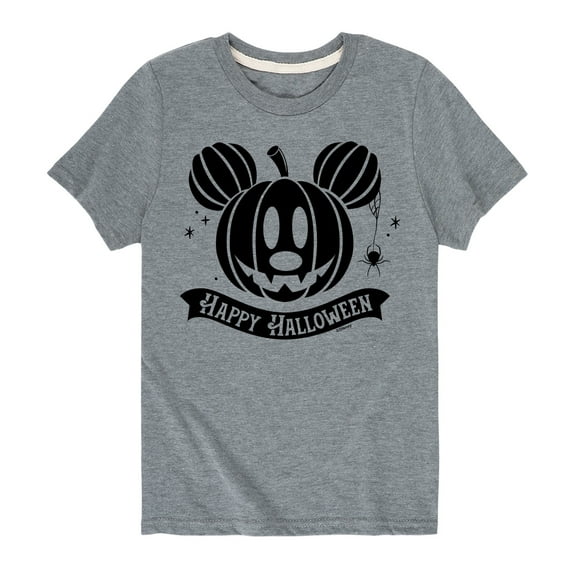 Mickey & Friends - Happy Halloween Pumpkin - Toddler And Youth Short Sleeve Graphic T-Shirt