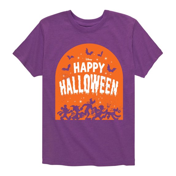 Mickey & Friends - Happy Halloween - Toddler And Youth Short Sleeve Graphic T-Shirt