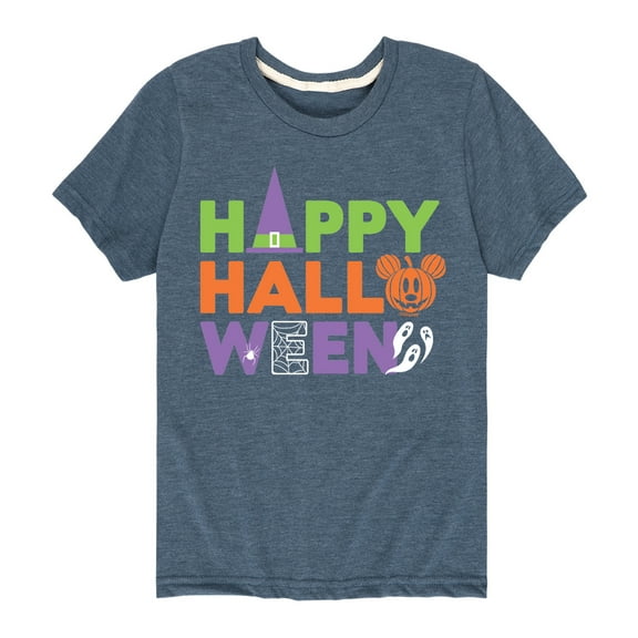 Mickey & Friends - Happy Halloween - Toddler And Youth Short Sleeve Graphic T-Shirt