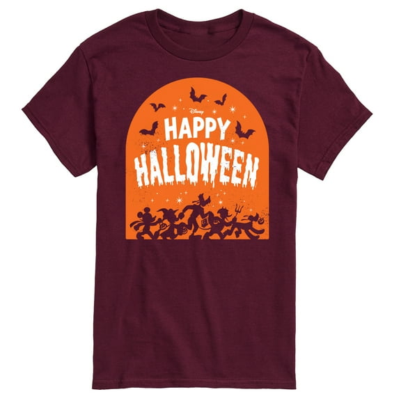 Mickey & Friends - Happy Halloween Tombstone - Men's Short Sleeve Graphic T-Shirt