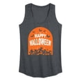 thumbnail image 1 of Mickey & Friends - Happy Halloween Tombstone - Women's Racerback Tank Top, 1 of 5