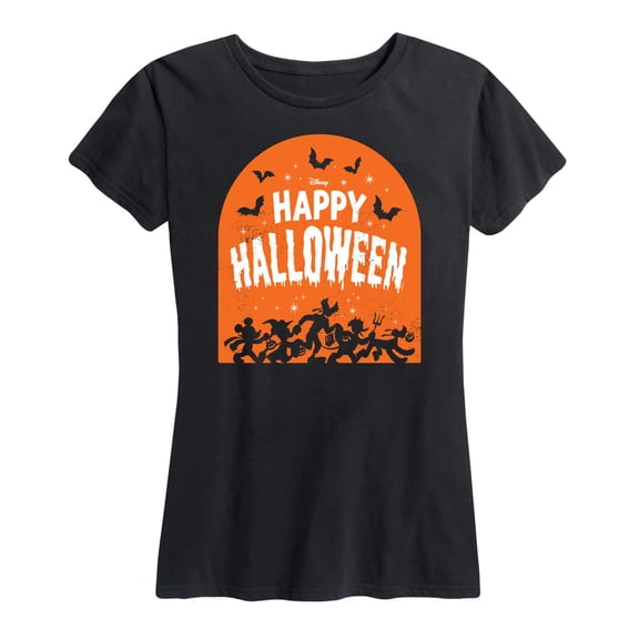 Mickey & Friends - Happy Halloween Tombstone - Women's Short Sleeve Graphic T-Shirt