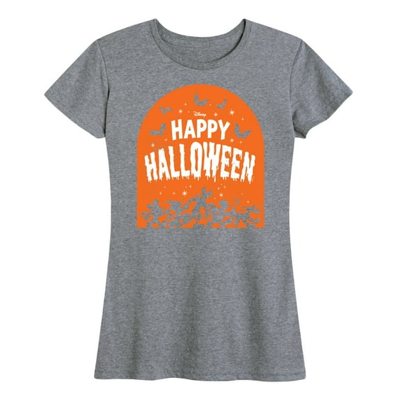 Mickey & Friends - Happy Halloween Tombstone - Women's Short Sleeve Graphic T-Shirt