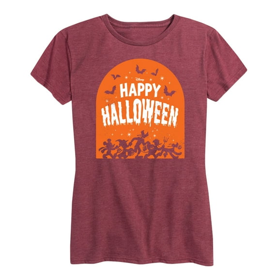 Mickey & Friends - Happy Halloween Tombstone - Women's Short Sleeve Graphic T-Shirt