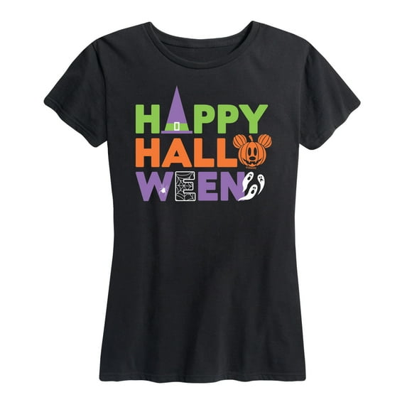 Mickey & Friends - Happy Halloween - Women's Short Sleeve Graphic T-Shirt