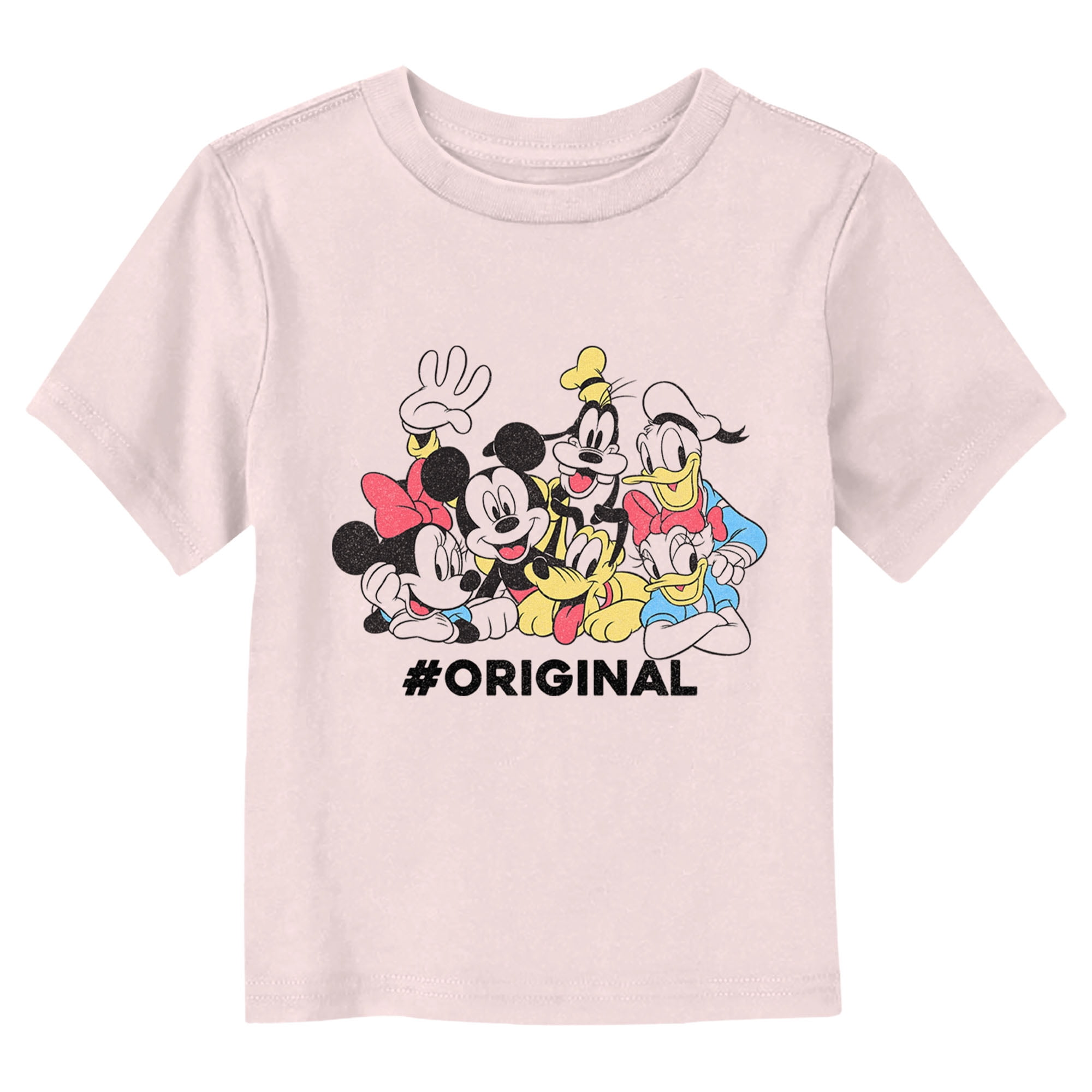 Mickey & Friends Hashtag Original Graphic T-Shirt - Walmart.com