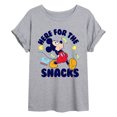 thumbnail image 1 of Mickey & Friends - Here For The Snacks - Juniors Ideal Flowy Muscle T-Shirt, 1 of 5