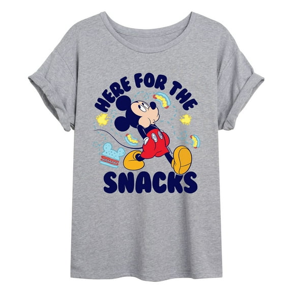 Mickey & Friends - Here For The Snacks - Women's Oversized T-Shirt