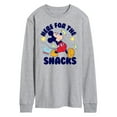 thumbnail image 1 of Mickey & Friends - Here For The Snacks - Men's Long Sleeve T-Shirt, 1 of 5