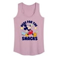 thumbnail image 1 of Mickey & Friends - Here For The Snacks - Women's Racerback Tank Top, 1 of 5