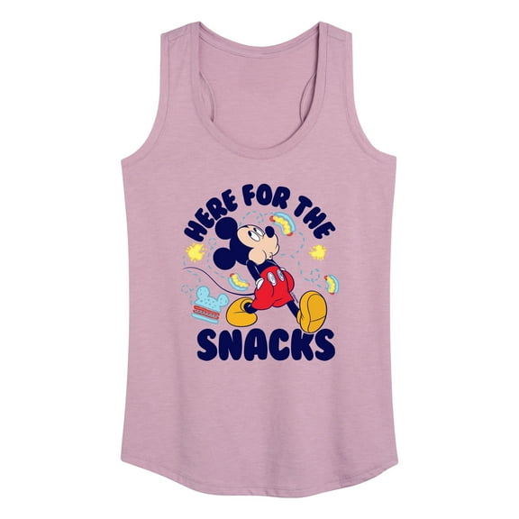 Mickey & Friends - Here For The Snacks - Women's Racerback Tank Top