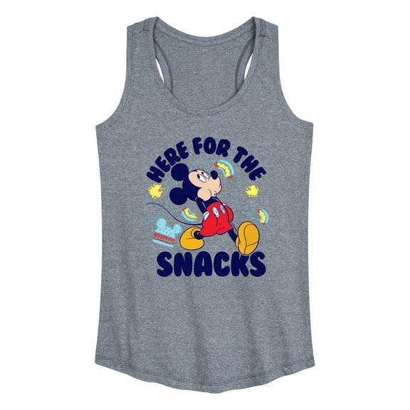 Mickey & Friends - Here For The Snacks - Women's Racerback Tank Top
