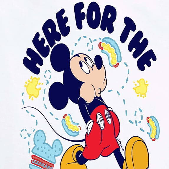Mickey & Friends - Here For The Snacks - Women's Short Sleeve Graphic T-Shirt