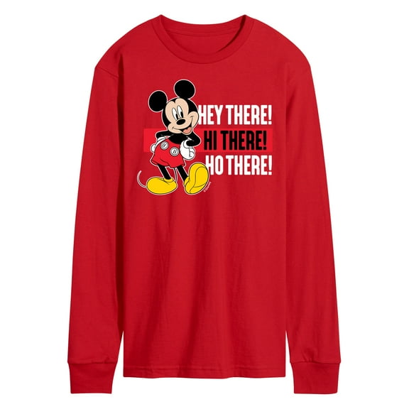Mickey & Friends - Hey There Hi There - Men's Long Sleeve T-Shirt