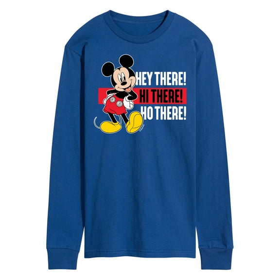 Mickey & Friends - Hey There Hi There - Men's Long Sleeve T-Shirt