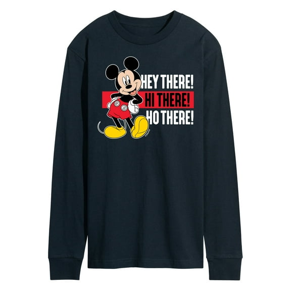Mickey & Friends - Hey There Hi There - Men's Long Sleeve T-Shirt