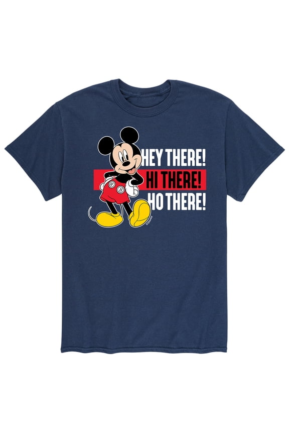 Mickey & Friends - Hey There Hi There - Men's Short Sleeve Graphic T-Shirt