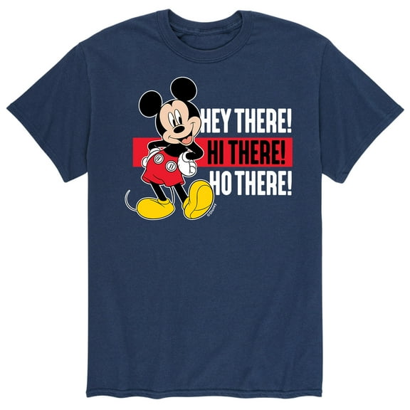 Mickey & Friends - Hey There Hi There - Men's Short Sleeve Graphic T-Shirt