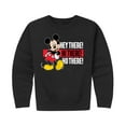 thumbnail image 1 of Mickey & Friends - Hey There Hi There - Toddler And Youth Crewneck Fleece Sweatshirt, 1 of 5