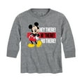 thumbnail image 1 of Mickey & Friends - Hey There Hi There - Toddler And Youth Long Sleeve Graphic T-Shirt, 1 of 5