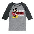 thumbnail image 1 of Mickey & Friends - Hey There Hi There - Toddler And Youth Raglan Graphic T-Shirt, 1 of 4