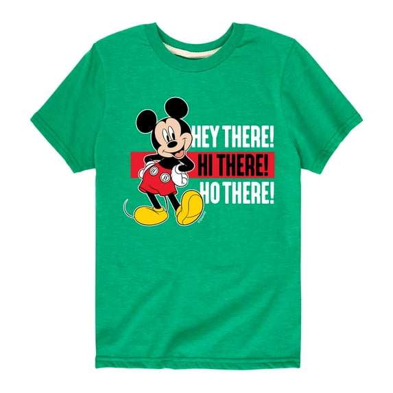 Mickey & Friends - Hey There Hi There - Toddler And Youth Short Sleeve Graphic T-Shirt