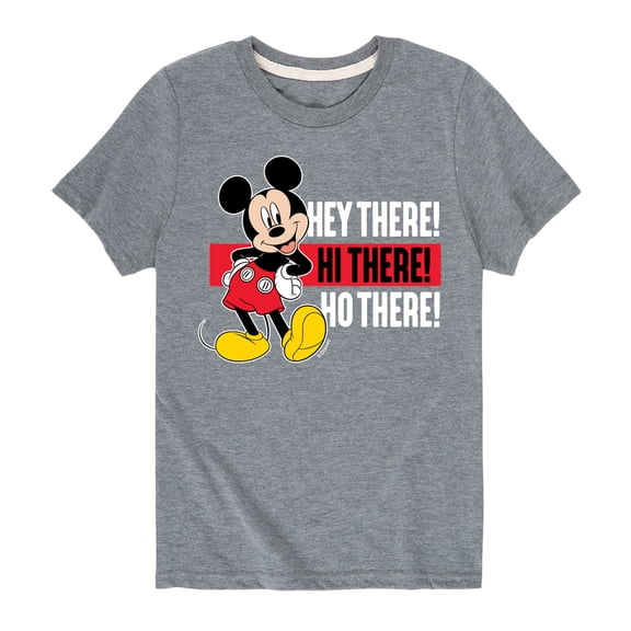 Mickey & Friends - Hey There Hi There - Toddler And Youth Short Sleeve Graphic T-Shirt