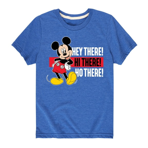 Mickey & Friends - Hey There Hi There - Toddler And Youth Short Sleeve Graphic T-Shirt