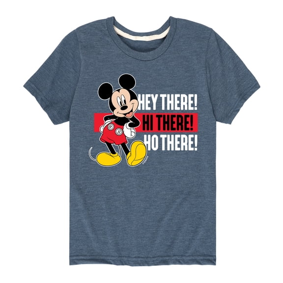 Mickey & Friends - Hey There Hi There - Toddler And Youth Short Sleeve Graphic T-Shirt