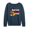 thumbnail image 1 of Mickey & Friends - Hey There! Hi There! - Women's Lightweight French Terry Long Sleeve Shirt, 1 of 5