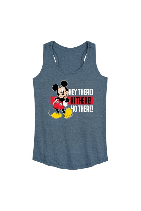 Mickey & Friends - Hey There Hi There - Women's Racerback Tank Top