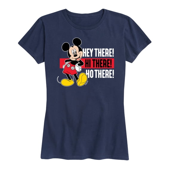 Mickey & Friends - Hey There Hi There - Women's Short Sleeve Graphic T-Shirt