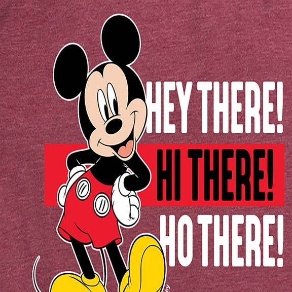 Mickey & Friends - Hey There Hi There - Women's Short Sleeve Graphic T-Shirt