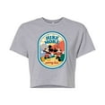 thumbnail image 1 of Mickey & Friends - Hike More Worry Less - Juniors Cropped Cotton Blend T-Shirt, 1 of 4