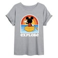 thumbnail image 1 of Mickey & Friends - Hike More Worry Less - Women's Oversized T-Shirt, 1 of 4