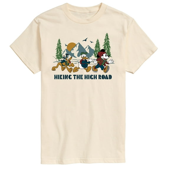 Mickey & Friends - Hiking The High Road - Men's Short Sleeve Graphic T-Shirt