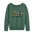 thumbnail image 1 of Mickey & Friends - Hiking The High Road - Women's Lightweight French Terry Long Sleeve Shirt, 1 of 5