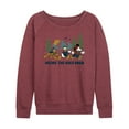 thumbnail image 1 of Mickey & Friends - Hiking The High Road - Women's Lightweight French Terry Long Sleeve Shirt, 1 of 5