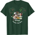thumbnail image 1 of Mickey & Friends Holiday Fireworks Family Trip 2025 DTG Print Unisex T-Shirt,Forest Green Color,Size 5XL, 1 of 5