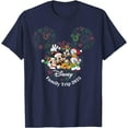 thumbnail image 1 of Mickey & Friends Holiday Fireworks Family Trip 2025 DTG Print Unisex T-Shirt, 1 of 5