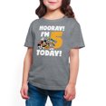 thumbnail image 1 of Mickey & Friends - Hooray I'm 5 Today  - Toddler And Youth Short Sleeve Graphic T-Shirt, 1 of 1