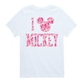 thumbnail image 1 of Mickey & Friends - I Love Mickey - Toddler And Youth Short Sleeve Graphic T-Shirt, 1 of 5