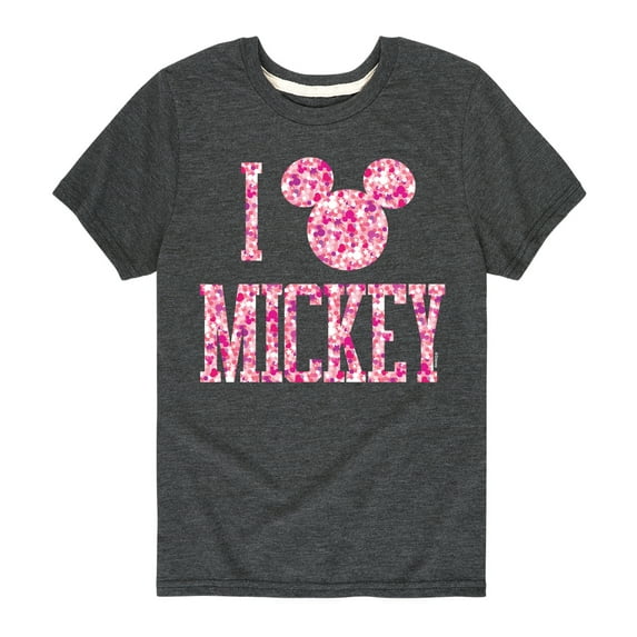Mickey & Friends - I Love Mickey - Toddler And Youth Short Sleeve Graphic T-Shirt